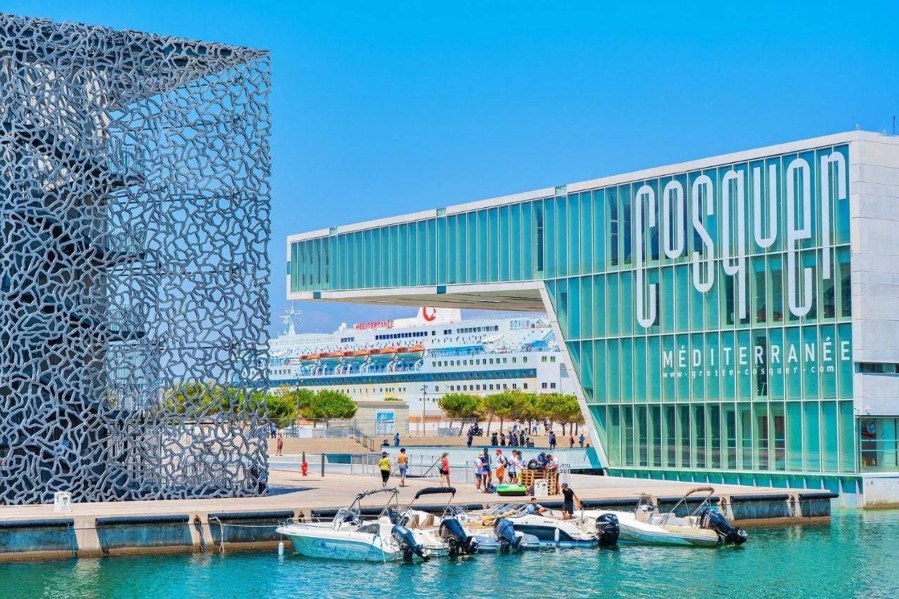 Cocon Chic Du Vieux Port - Clim Apartment Marseille Luaran gambar